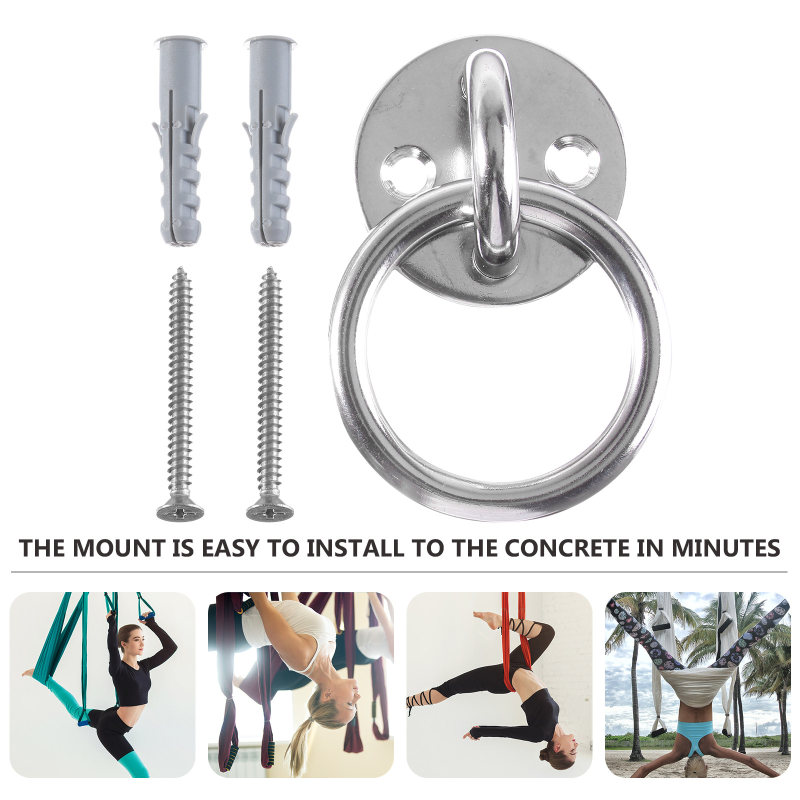1Set Perlengkapan Yoga Kokoh d - Battle Rope Anchor ulasan dan harga