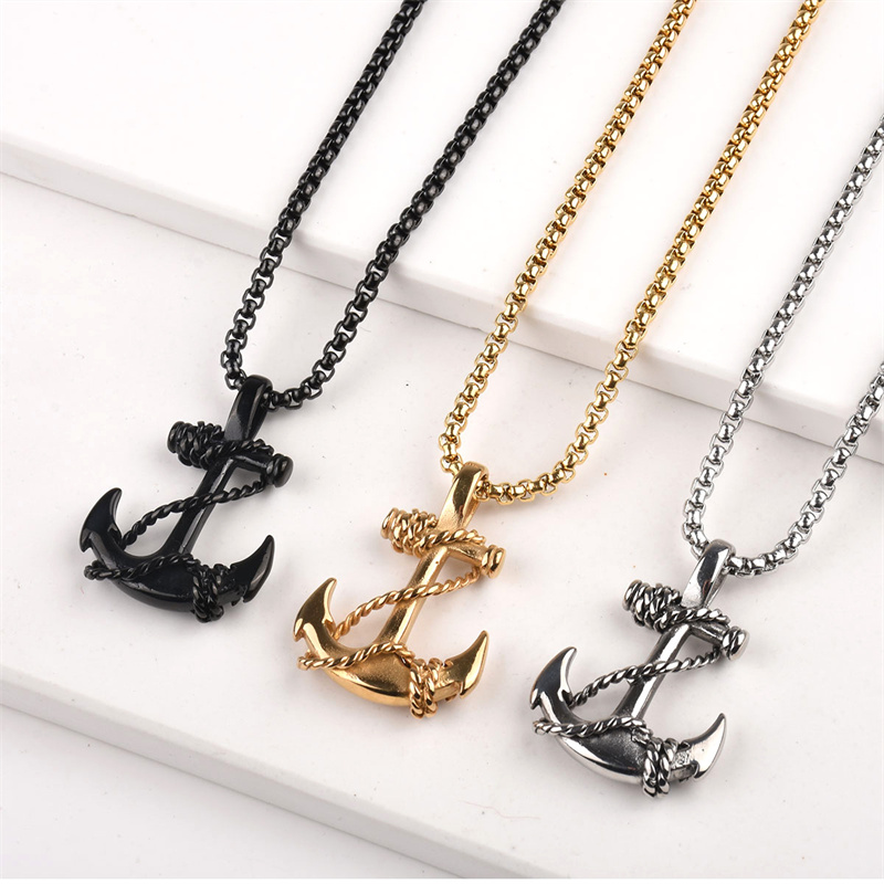 Kalung Liontin Jangkar Laut Tr - Battle Rope Anchor ulasan dan harga