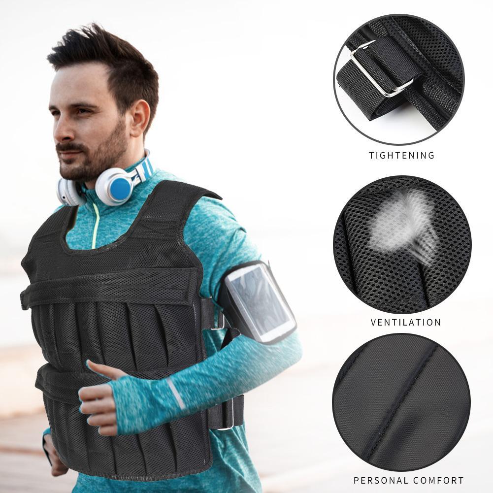Jaket Beban Olahraga 3/15/35kg - Crossfit Weight Vest ulasan dan harga