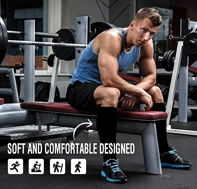 Kaus kaki kompresi S-XXL Pria  - Crossfit Training ulasan dan harga