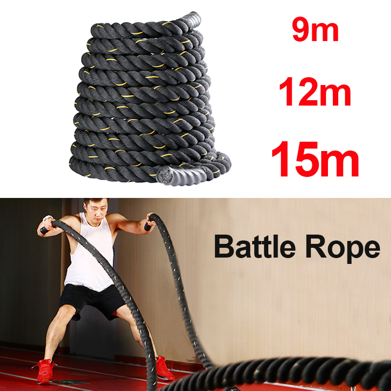 Tali Latihan Fitness 9M/12M/15 - Battle Rope Anchor ulasan dan harga